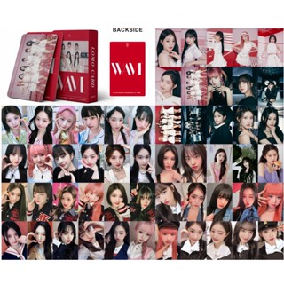 โปสการ์ดอัลบั้มรูปภาพ IVE WAVE สไตล์ญี่ปุ่น จํานวน 55 ชิ้น ต่อกล่อง