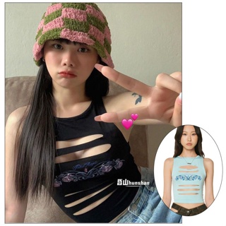 [ใหม่] เสื้อกั๊ก เข้ารูป พิมพ์ลาย Millennium Hot Girl y2k แฟชั่นฤดูร้อน สําหรับผู้หญิง