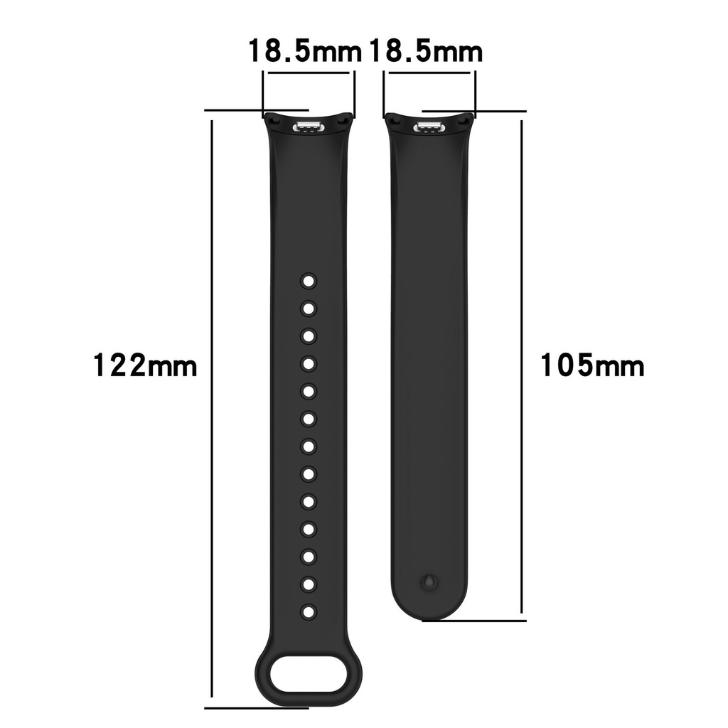 สายรัดเปลี่ยนสายรัดซิลิโคนสีสันสดใสสําหรับ Xiaomi MiBand 8 9 MiBand 8 9 Tracker Band Strap สายนาฬิกา