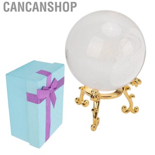 Cancanshop Crystal Ball with Stand  Crystal Ball Solar System Pattern  for Gifts for Home Decoration