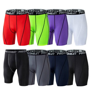 Sports Tight Shorts Quick-Drying Breathable Elastic Running Fitness Pants Basketball Leggings Track and Field Training Swimming Trunks Men 0ive