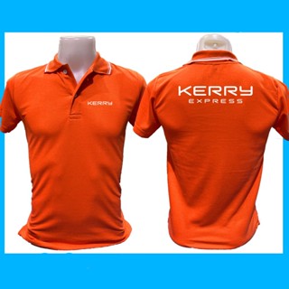 เสื้อโปโล Kerry Express เคอรี่ เอ็กซ์เพรส ขนส่ง เสื้อคอปก ผ้าดี หนานุ่ม ใส่สบาย ใส่ได้ทั้ง ช/ญ