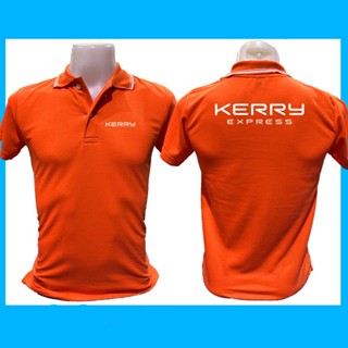 เสื้อโปโล Kerry Express เคอรี่ เอ็กซ์เพรส ขนส่ง เสื้อคอปก ผ้าดี หนานุ่ม ใส่สบาย ใส่ได้ทั้ง ช/ญ