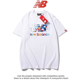 [ฤดูร้อนใหม่แฟชั่นแบรนด์แขนสั้นเสื้อยืดผู้ชายและผู้หญิงคอกลมผ้าฝ้ายแท้หลวมสบาย ๆ คู่เครื่องแต่งกายด้านบน