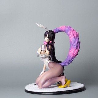 ฟิกเกอร์การ์ตูนอนิเมะ Demon Sister Chiya Hard to Kneel in Name Bunny Girl 1/6 สําหรับประดับตกแต่งรถยนต์