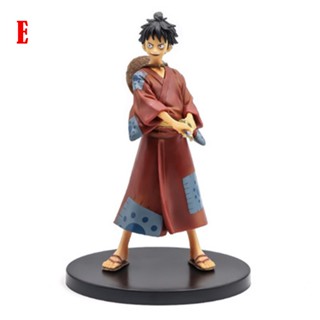 โมเดลฟิกเกอร์ PVC อนิเมะ One Piece Ace Sauron Luffy ของขวัญ สําหรับเก็บสะสม