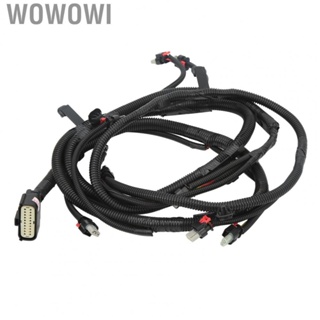 Wowowi Car Bumper Wiring Harness Assembly  Front Bumper Wiring Harness Flexible Plug and Play Strong Stability Scratch Resistant High Hardness  for Vehicle