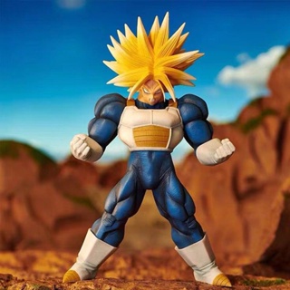 โมเดลฟิกเกอร์ PVC รูปปั้นอนิเมะ Dragon Ball Z Muscle Torankusu Trunks Super Saiyan ขนาด 25 ซม. ของเล่นสําหรับเด็ก