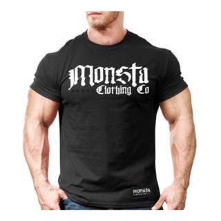 เสื้อยืด พิมพ์ลาย Monstaaa สไตล์ฮิปฮอป สําหรับผู้ชาย