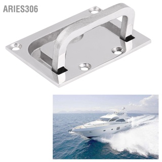 Aries306 เรือ Flush Hatch Locker Cabinet ยกดึงมือจับสแตนเลสสำหรับเรือยอชท์ทางทะเล