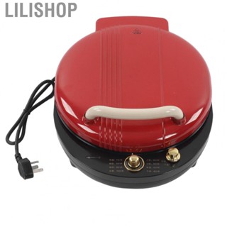 Lilishop Round Electric Griddle  Deepening Design Waffle Maker  for Travelling