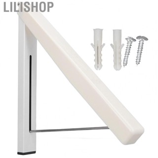 Lilishop Wall Mounted Drying Rack Folding Retractable Clothes Hanger For Living Room