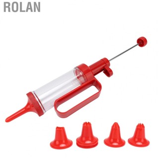 Rolan Biscuits Press  Kit Transparent Tube Odorless Biscuits Extruder Press for Baking