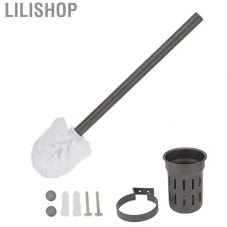 Lilishop Toilet Bowl Brush  Toilet Brush Hollow Holder Aluminium Alloy  for Home