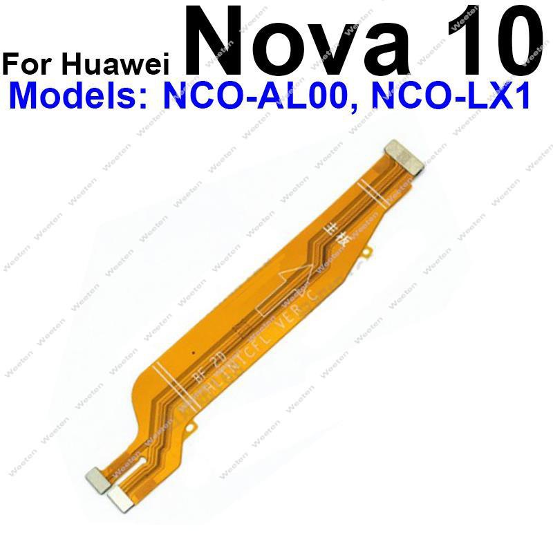 สําหรับ Huawei Nova Y90 Y70 Plus Nova 8 9 10 Pro 8Se 9Se เมนบอร์ดหลัก หน้าจอ LCD เมนบอร์ดเชื่อมต่อ สายเคเบิลอ่อน