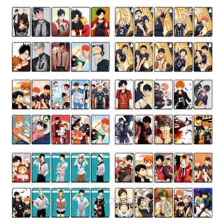 Pea ตุ๊กตาอนิเมะ Haikyuu!! 10 ชิ้น/ชุด การ์ดสติกเกอร์ Pvc กันน้ํา ลาย Hinata Shoyo เหมาะกับของขวัญ สําหรับเด็กนักเรียน