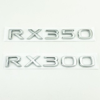 สติกเกอร์โลโก้ Lexus RX300 RX350 Alphabetic สําหรับติดตกแต่งท้ายรถยนต์