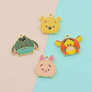 เครื่องประดับ ต่างหู จี้ตุ๊กตาการ์ตูนหมีน้อย ลูกสุนัข เสือน้อย Diy