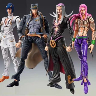 โมเดลฟิกเกอร์ PVC อนิเมะ JoJo Bizarre Adventure Diavolo Leone Abbacchio Kujo Jotaro Dio Killer Queen (17 ซม.)