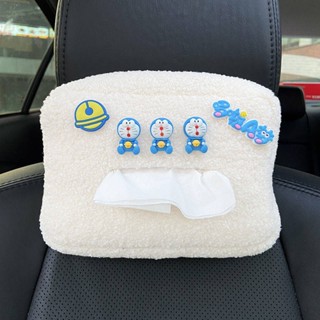 Car Tissue Box Female Cute Car Tissue Bag Creative Car Interior Decoration All Products Hanging Car Paper Extraction Box Uhqp