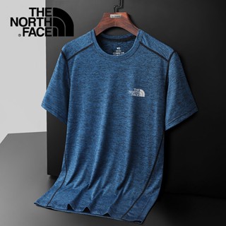 เสื้อยืดแขนสั้น ผ้าเรยอน แบบแห้งเร็ว ลาย The North Face แฟชั่นฤดูใบไม้ผลิ สําหรับผู้ชาย ไซซ์ M - 8XL