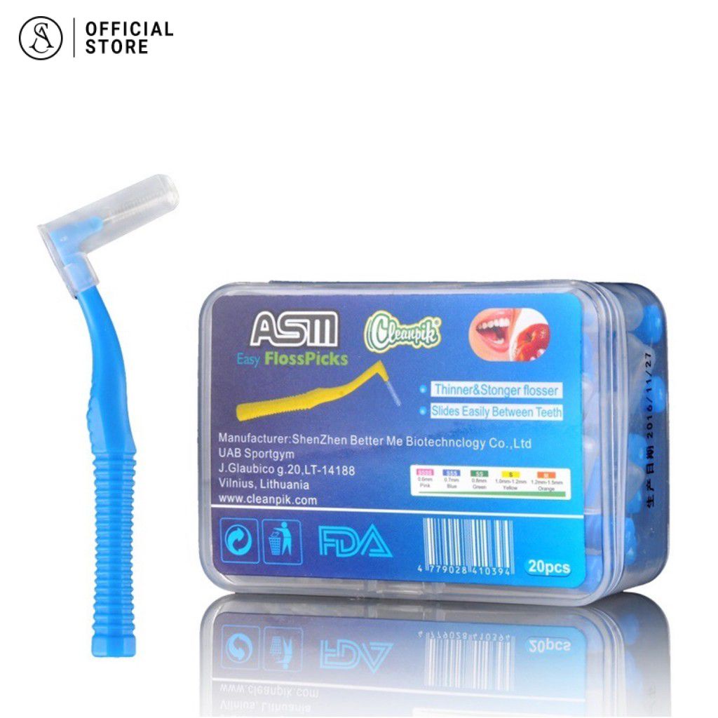 L Shape Push-Pull Interdental Dental Pick Tooth Orthodontic Brush Oral Care