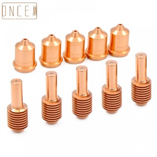 【ONCEMOREAGAIN】5Pcs 220671 Nozzle 5Pcs 220669 Electrode Tips Fit for PMX45 T45 Plasma Cutting