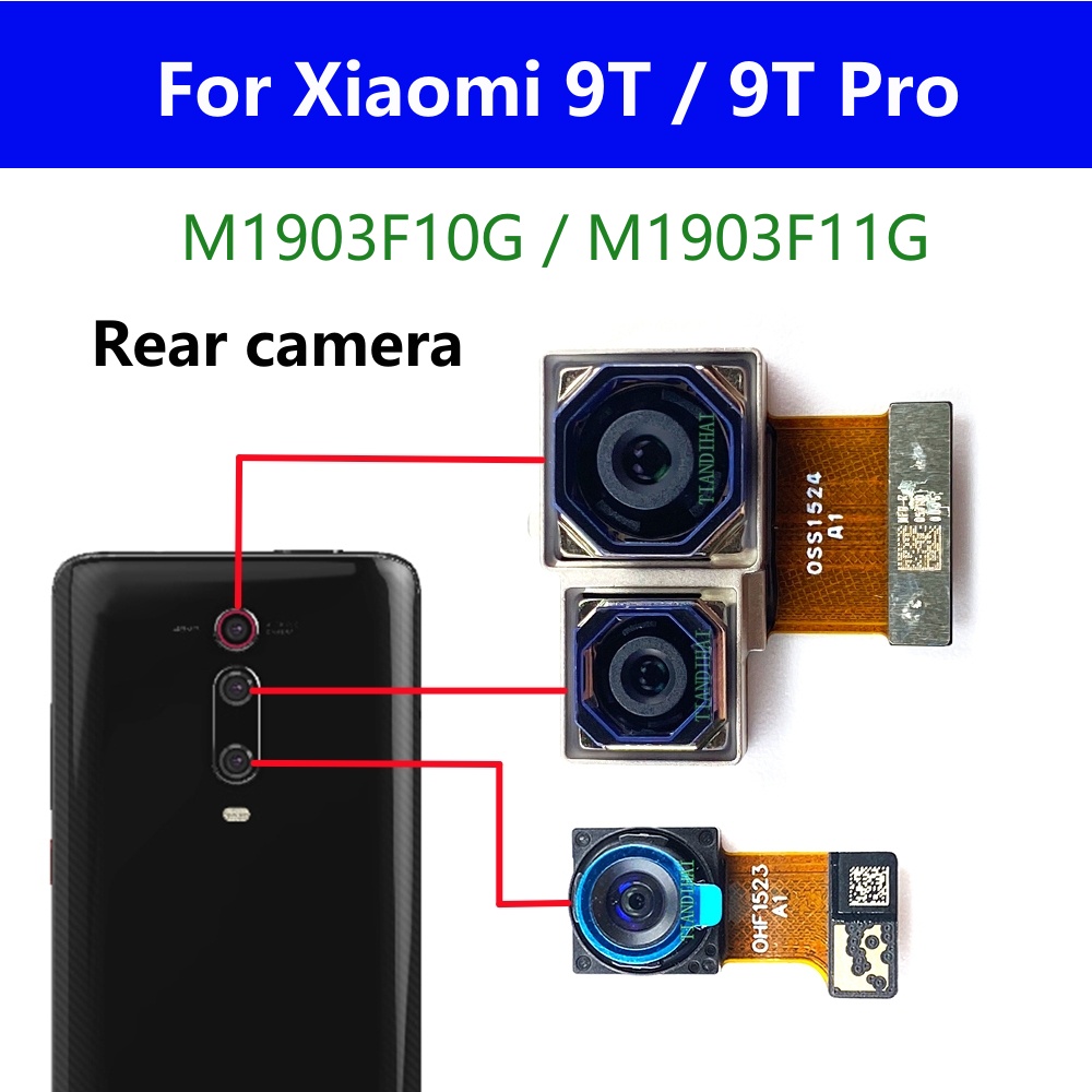 แท้ อะไหล่โมดูลกล้องหลัง สายเคเบิลอ่อน สําหรับ Xiaomi Mi 9T Pro 9tpro MI9T