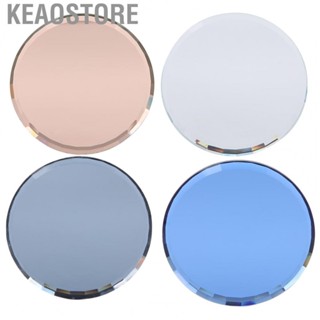 Keaostore False Nail Mirror Glass Display Board Art Manicure  Mixing