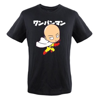 เสื้อยืดแขนสั้น พิมพ์ลายการ์ตูนอนิเมะ One Punch Man Saitama ขนาดใหญ่ แฟชั่นฤดูร้อน สําหรับผู้ชาย