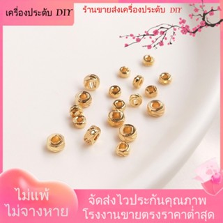 💖เครื่องประดับ DIY ขายส่ง💖ลูกปัดดอกไม้ ชุบทอง 14k แนวนอน สําหรับทําเครื่องประดับ สร้อยข้อมือ แฮนด์เมด DIY[ลูกปัด/จี้/สร้อยคอ/สร้อยข้อมือ/กําไลข้อมือ/ต่างหู]