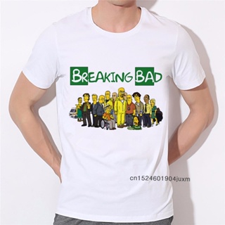 ดีมาก เสื้อยืดลําลอง คอกลม แขนสั้น พิมพ์ลาย Breaking Bad ไซซ์ Us สําหรับผู้ชายS-5XL