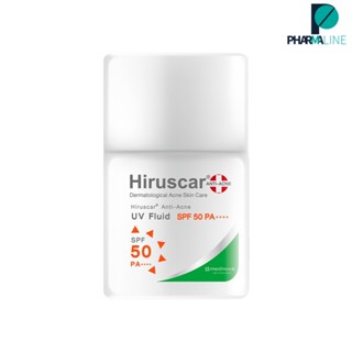 Hiruscar Anti Acne UV Fluid SPF 50 PA ++++ 25 ml. ฮีรูสการ์ แอนตี้ แอคเน่ ครีมกันแดด 25 มล.exp.07/25 [PLine]