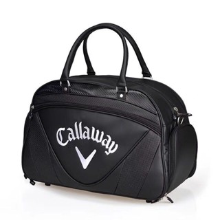 Callaway กระเป๋าเสื้อผ้า หนัง pu สําหรับใส่รองเท้ากอล์ฟ