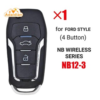 Keydiy NB12-3 KD รีโมตกุญแจ 3 ปุ่ม สําหรับ KD900 KD-X2 KD MINI KD-MAX Ford Style