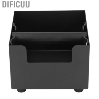 Dificuu Coffee Knock Box Ground Waste Bin Container Stainless Steel Drawer Type Black