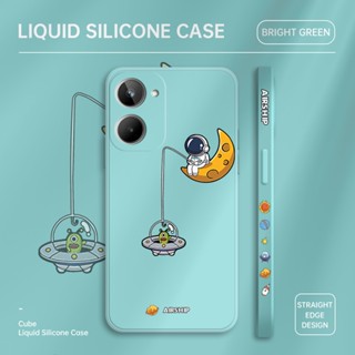 เคสโทรศัพท์มือถือ TPU แบบนิ่ม ลายการ์ตูนนักบินอวกาศ ป้องกันเลนส์ สําหรับ Realme Narzo 50A Prime 50i Prime N55 GT Neo Q5 Pro