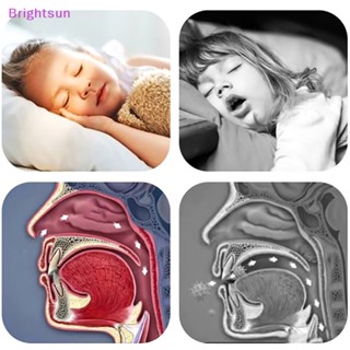 Brightsun ใหม่ สติกเกอร์เทปแปะปาก ปาก และจมูก ป้องกันการนอนกรน สําหรับเด็ก และผู้ใหญ่ 30 ชิ้น ต่อกล่อง