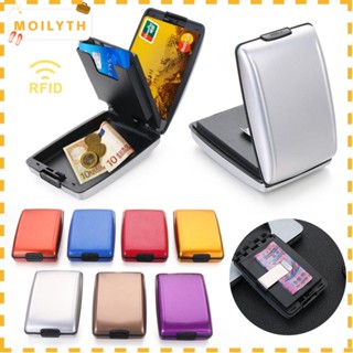 Moily Metal Rfid กระเป๋าสตางค์มัลติฟังก์ชั่น