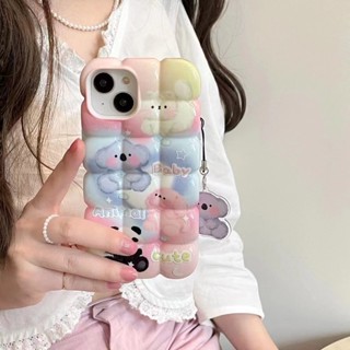 เคสโทรศัพท์มือถือ Tpu แบบนิ่ม ลายโคอาล่า สีสันสดใส สําหรับ iPhone 14 14promax 14pro 12pro 13pro 13promax 11