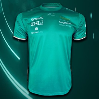 เสื้อยืดคอกลม F1 Cognizant Team เสื้อยืดฟอร์มูลาวัน ทีม คอกนิเซินท์ รุ่น เฟอร์นานโด อลอนโซ่#14 #FM0079 พิมพ์ทั้งตัว ไซส