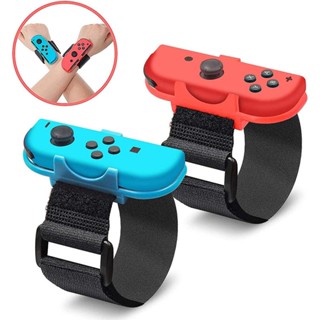 2 ชิ้น สายรัดข้อมือเกม ปรับได้ สําหรับ Nintendo Switch Joy-Con Controller สายรัดข้อมือ สายรัดแขน สําหรับ Switch Oled อุปกรณ์เสริม