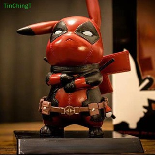 [TinChingT] ตุ๊กตาฟิกเกอร์ PVC อนิเมะ Pokemon Pikachu Deadpool ของเล่นสําหรับเด็ก [ใหม่]