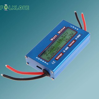 ❉ Folklore เครื่องวิเคราะห์แรงดันไฟฟ้า DC 12V 24V แบบเรียบง่าย #F