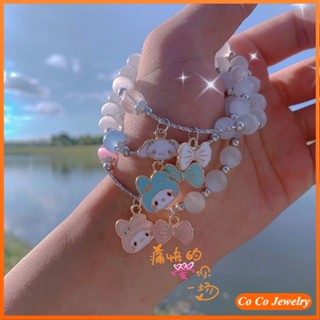 สร้อยข้อมือสตรี ประดับหยก โอปอล COCOJEWELRY