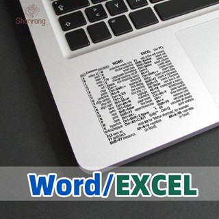 Shanrong สะติกเกอร์ สติกเกอร์ติดแป้นพิมพ์ ประหยัดเวลา แบบสร้างสรรค์ สําหรับแล็ปท็อป