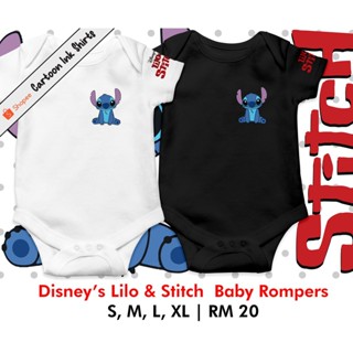 ชุดรอมเปอร์เด็ก [BAJU BAYI] (UNISEX) - LILO &amp; STITCH (ตัวละครเย็บ) D5PE