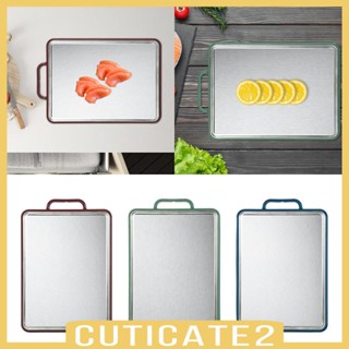 [Cuticate2] เขียงสองด้าน อเนกประสงค์ 40x27 ซม. สีแดง