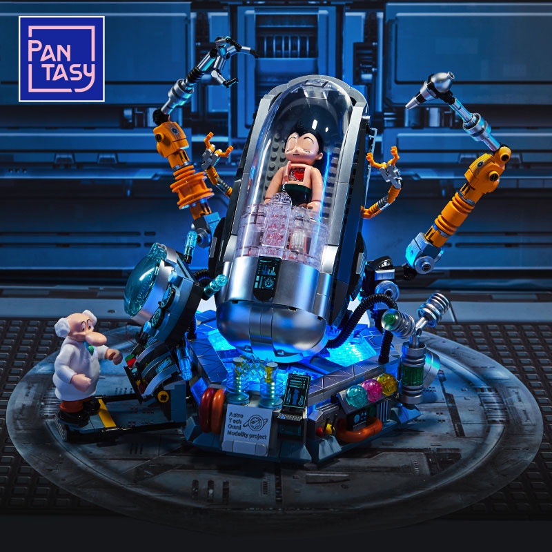 ของเล่นบล็อกตัวต่อไม้ รูป Pantasy Building Block Iron Arm Astro Boy Awakening Moment Gnaku แบบสร้างสรรค์ สําหรับสะสม