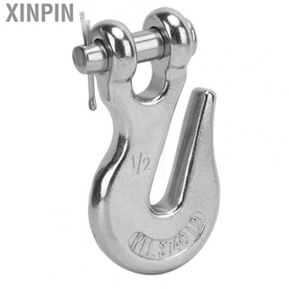 Xinpin Lifting Hook 3600lbs Pulling Force Towing Hook 316 Stainless Steel 1/2in  Corrosion for Power Equipment Forestry Machinery